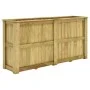 Arriate de madera de pino impregnada 196x50x100 cm de vidaXL, Maceteros y jardineras - Ref: Foro24-49099, Precio: 413,97 €, D...