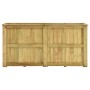 Arriate de madera de pino impregnada 196x50x100 cm de vidaXL, Maceteros y jardineras - Ref: Foro24-49099, Precio: 421,79 €, D...