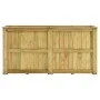 Arriate de madera de pino impregnada 196x50x100 cm de vidaXL, Maceteros y jardineras - Ref: Foro24-49099, Precio: 413,97 €, D...