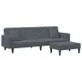 Dark gray velvet 2-piece sofa set with cushions by vidaXL, Sofas - Ref: Foro24-3216269, Price: 324,56 €, Discount: %