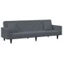 Dark gray velvet 2-piece sofa set with cushions by vidaXL, Sofas - Ref: Foro24-3216269, Price: 324,56 €, Discount: %