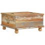 Mesa de centro de madera maciza reciclada 70x70x38 cm en Mesas de centro | Comprar online en Foru.es