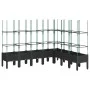 Jardinera con enrejado PP negro 200x160x142,5 cm de vidaXL, Maceteros y jardineras - Ref: Foro24-367973, Precio: 157,80 €, De...