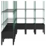 Jardinera con enrejado PP negro 200x160x142,5 cm de vidaXL, Maceteros y jardineras - Ref: Foro24-367973, Precio: 157,80 €, De...