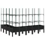 Jardinera con enrejado PP negro 200x160x142,5 cm de vidaXL, Maceteros y jardineras - Ref: Foro24-367973, Precio: 157,80 €, De...