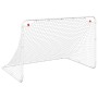 Portería de fútbol acero blanco 122x81x81 cm de vidaXL, Porterías de fútbol - Ref: Foro24-4007966, Precio: 36,26 €, Descuento: %