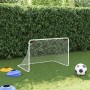 Portería de fútbol acero blanco 122x81x81 cm de vidaXL, Porterías de fútbol - Ref: Foro24-4007966, Precio: 36,26 €, Descuento: %