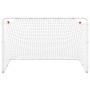 Portería de fútbol acero blanco 122x81x81 cm de vidaXL, Porterías de fútbol - Ref: Foro24-4007966, Precio: 36,26 €, Descuento: %
