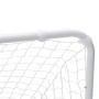 Portería de fútbol acero blanco 122x81x81 cm de vidaXL, Porterías de fútbol - Ref: Foro24-4007966, Precio: 36,26 €, Descuento: %