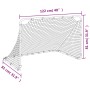 Portería de fútbol acero blanco 122x81x81 cm de vidaXL, Porterías de fútbol - Ref: Foro24-4007966, Precio: 36,26 €, Descuento: %