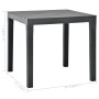 Mesa de jardín con 2 bancos plástico gris antracita de vidaXL, Conjuntos de jardín - Ref: Foro24-48778, Precio: 138,69 €, Des...