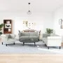 Dreiteilige Sofagarnitur aus hellgrauem Samt von vidaXL, Sofas - Ref: Foro24-3209209, Preis: 594,69 €, Rabatt: %