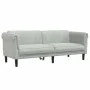 Light gray velvet 3-piece sofa set by vidaXL, Sofas - Ref: Foro24-3209209, Price: 594,69 €, Discount: %