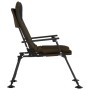 Silla de pesca con reposabrazos plegable taupe de vidaXL, Sillas de jardín - Ref: Foro24-4006419, Precio: 147,63 €, Descuento: %