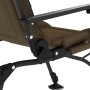 Silla de pesca con reposabrazos plegable taupe de vidaXL, Sillas de jardín - Ref: Foro24-4006419, Precio: 147,63 €, Descuento: %