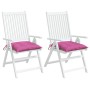 Cojines para silla 2 unidades tela rosa 40x40x7 cm de vidaXL, Cojines para sillas y sofás - Ref: Foro24-361501, Precio: 24,59...