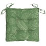 Cojines para silla 4 uds tela estampado de hojas 40x40x7 cm de vidaXL, Cojines para sillas y sofás - Ref: Foro24-361499, Prec...