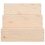 Escalera para mascotas madera maciza de pino 40x37,5x35 cm de vidaXL, Escalones y rampas para mascotas - Ref: Foro24-822461, ...