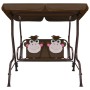 Banco balancín para niños tela marrón 115x75x110 cm de vidaXL, Balancines de jardín - Ref: Foro24-48097, Precio: 122,19 €, De...