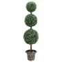 Ball-shaped artificial boxwood plant with green pot 118 cm by vidaXL, artificial flora - Ref: Foro24-336511, Price: 110,93 €,...