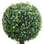 Planta de boj artificial forma de bola con maceta verde 118 cm de vidaXL, Flora artificial - Ref: Foro24-336511, Precio: 113,...