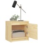 Mesita de noche madera maciza de pino 40x30,5x40 cm de vidaXL, Mesitas de noche - Ref: Foro24-808113, Precio: 35,53 €, Descue...