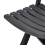 Sillas de jardín plegables 2 unidades plástico gris antracita de vidaXL, Sillas de jardín - Ref: Foro24-48787, Precio: 66,16 ...