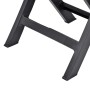 Sillas de jardín plegables 2 unidades plástico gris antracita de vidaXL, Sillas de jardín - Ref: Foro24-48787, Precio: 66,16 ...