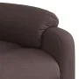 Sillón reclinable elevable tela marrón oscuro de vidaXL, Sillones - Ref: Foro24-3204985, Precio: 321,50 €, Descuento: %
