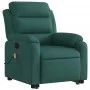 Silla de masaje reclinable de pie de tela verde oscura de vidaXL, Sillones - Ref: Foro24-3204998, Precio: 340,88 €, Descuento: %