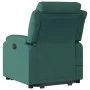Silla de masaje reclinable de pie de tela verde oscura de vidaXL, Sillones - Ref: Foro24-3204998, Precio: 340,88 €, Descuento: %