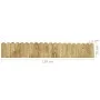 Green impregnated pine wood edge roll 120 cm by vidaXL, Garden edging and edging - Ref: Foro24-49105, Price: 19,26 €, Discoun...