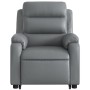 Sillón reclinable de masaje de pie cuero artificial gris de vidaXL, Sillones - Ref: Foro24-3205052, Precio: 292,32 €, Descuen...