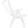 Sillas de jardín reclinables 2 unidades plástico blanco de vidaXL, Sillas de jardín - Ref: Foro24-48760, Precio: 146,79 €, De...