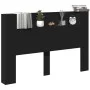 Kopfteil mit LED-Licht schwarz 160x16,5x103,5 cm von vidaXL, Kopf- und Fußteile - Ref: Foro24-839253, Preis: 101,75 €, Rabatt: %