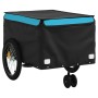 Remolque para bicicleta hierro negro y azul 45 kg de vidaXL, Remolques para bicicletas - Ref: Foro24-94114, Precio: 110,00 €,...