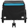 Remolque para bicicleta hierro negro y azul 45 kg de vidaXL, Remolques para bicicletas - Ref: Foro24-94114, Precio: 110,00 €,...