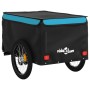 Remolque para bicicleta hierro negro y azul 45 kg de vidaXL, Remolques para bicicletas - Ref: Foro24-94114, Precio: 110,00 €,...