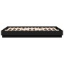 Estructura de cama madera de ingeniería negra 150x200 cm de vidaXL, Camas y somieres - Ref: Foro24-3209850, Precio: 140,41 €,...