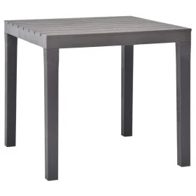 Mocha plastic garden table 78x78x72 cm by vidaXL, Garden tables - Ref: Foro24-48785, Price: 114,18 €, Discount: %