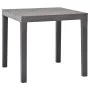 Mocha plastic garden table 78x78x72 cm by vidaXL, Garden tables - Ref: Foro24-48785, Price: 114,18 €, Discount: %