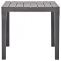 Mocha plastic garden table 78x78x72 cm by vidaXL, Garden tables - Ref: Foro24-48785, Price: 114,18 €, Discount: %