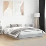 Engineered wood bed frame in concrete gray, 150x200cm. by vidaXL, Beds and slatted bases - Ref: Foro24-3209852, Price: 127,28...