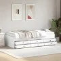 Tumbona con cajones madera de ingeniería blanco 90x190 cm de vidaXL, Camas y somieres - Ref: Foro24-3280881, Precio: 226,84 €...