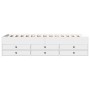 Tumbona con cajones madera de ingeniería blanco 90x190 cm de vidaXL, Camas y somieres - Ref: Foro24-3280881, Precio: 230,70 €...