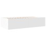Tumbona con cajones madera de ingeniería blanco 90x190 cm de vidaXL, Camas y somieres - Ref: Foro24-3280881, Precio: 230,70 €...