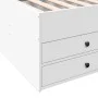 Tumbona con cajones madera de ingeniería blanco 90x190 cm de vidaXL, Camas y somieres - Ref: Foro24-3280881, Precio: 226,84 €...