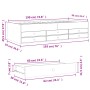 Tumbona con cajones madera de ingeniería blanco 90x190 cm de vidaXL, Camas y somieres - Ref: Foro24-3280881, Precio: 230,70 €...