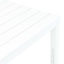 Mesa de jardín de plástico blanco 78x78x72 cm de vidaXL, Mesas de jardín - Ref: Foro24-48783, Precio: 86,12 €, Descuento: %