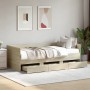 Tumbona con cajones madera ingeniería roble Sonoma 90x200 cm de vidaXL, Camas y somieres - Ref: Foro24-3280820, Precio: 197,3...